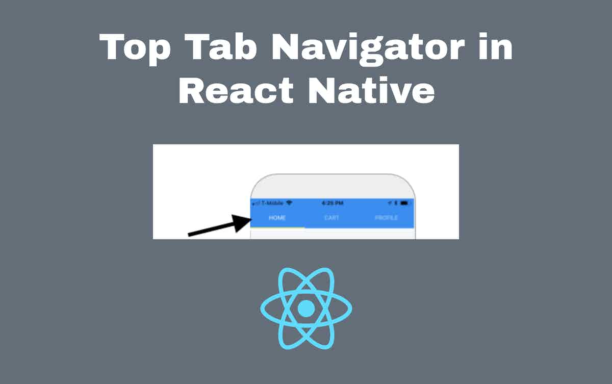 top tab navigator in react native