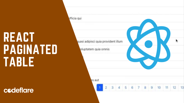 react paginated table