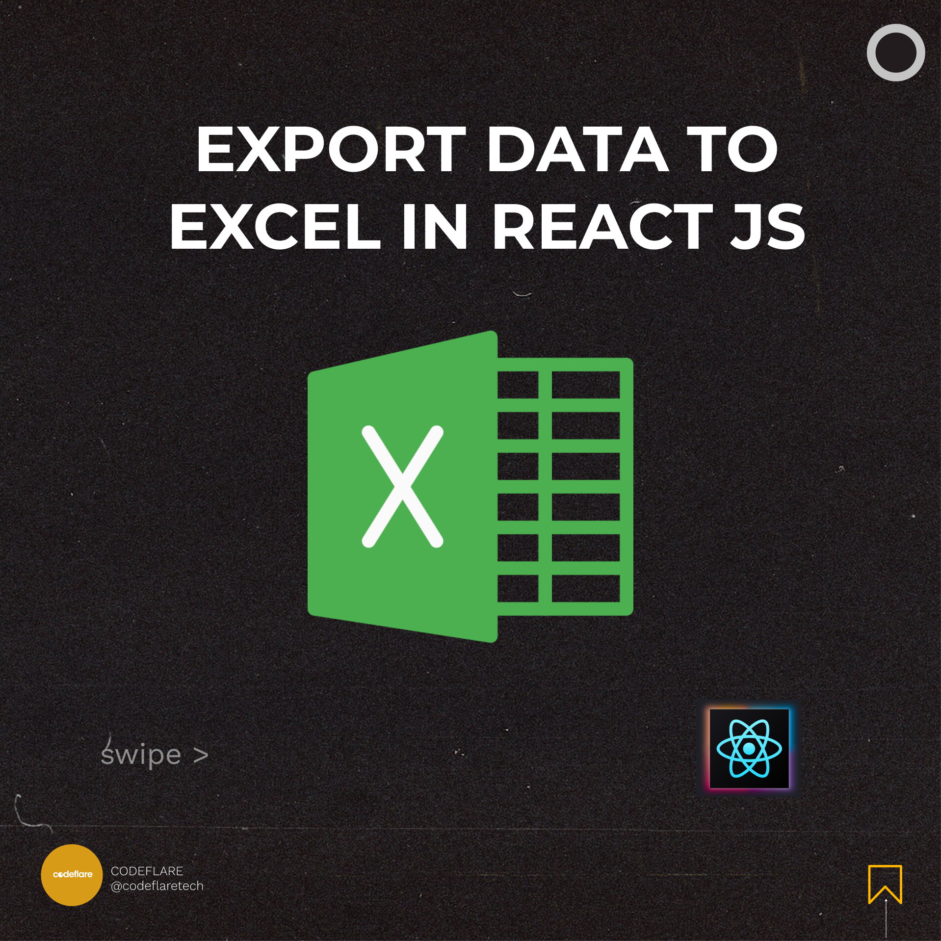 export data to excel format React JS