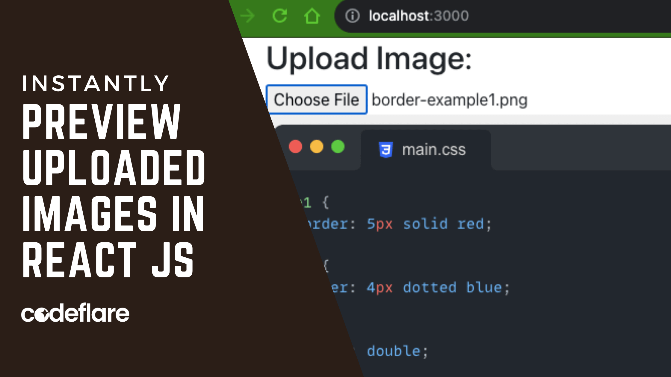 preview uploaded image in react js