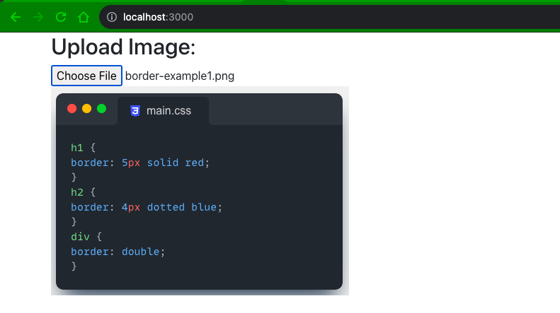 instantly preview uploaded image in React JS