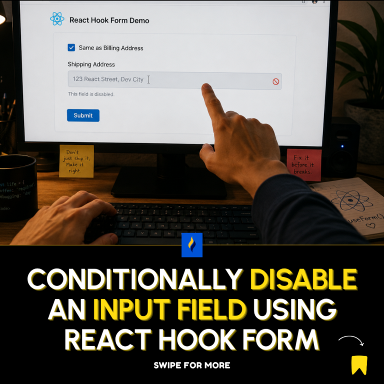 disable input field in react